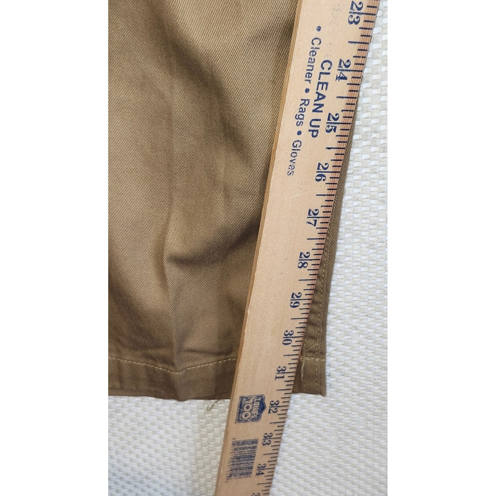 Topo Designs Mens 36L Work Pants Khaki Brown Cotton Twill Made in USA 36 x 31 - Picture 7 of 10